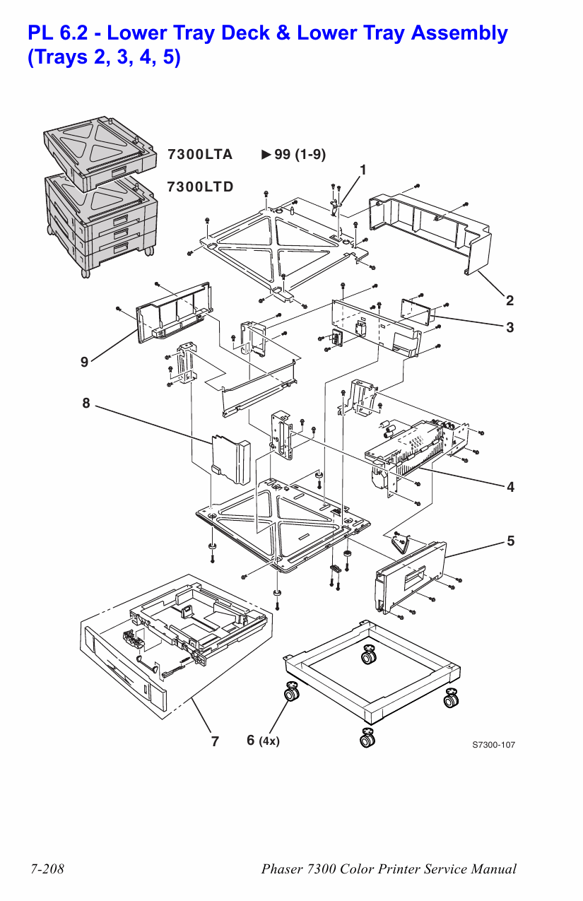 Xerox Phaser 7300 Parts List Manual-3